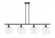 Innovations Lighting 516-4I-OB-G1215-8-LED - Athens Water Glass - 4 Light - 48 inch - Oil Rubbed Bronze - Cord hung - Island Light