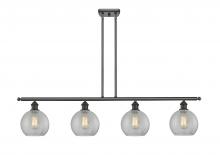  516-4I-OB-G125 - Athens - 4 Light - 48 inch - Oil Rubbed Bronze - Cord hung - Island Light