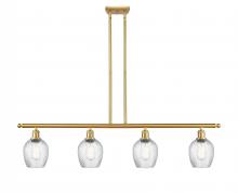 Innovations Lighting 516-4I-SG-G292-LED - Salina - 4 Light - 48 inch - Satin Gold - Cord hung - Island Light