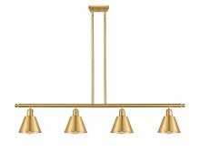 Innovations Lighting 516-4I-SG-M8-LED - Smithfield - 4 Light - 48 inch - Satin Gold - Cord hung - Island Light