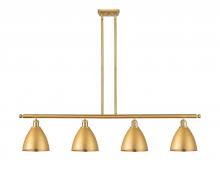 Innovations Lighting 516-4I-SG-MBD-75-SG-LED - Bristol - 4 Light - 48 inch - Satin Gold - Cord hung - Island Light