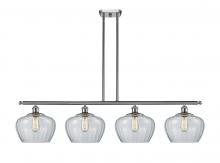 Innovations Lighting 516-4I-SN-G92-L - Fenton - 4 Light - 49 inch - Brushed Satin Nickel - Cord hung - Island Light