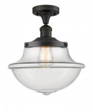 Innovations Lighting 517-1CH-OB-G542-LED - Oxford - 1 Light - 12 inch - Oil Rubbed Bronze - Semi-Flush Mount