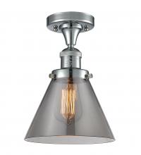 Innovations Lighting 517-1CH-PC-G43-LED - Cone - 1 Light - 8 inch - Polished Chrome - Semi-Flush Mount