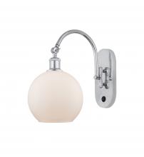 Innovations Lighting 518-1W-PC-G121-8-LED - Athens - 1 Light - 8 inch - Polished Chrome - Adjustable Swing Arm