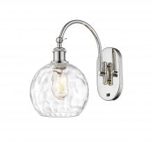 Innovations Lighting 518-1W-PN-G1215-8 - Athens Water Glass - 1 Light - 8 inch - Polished Nickel - Sconce