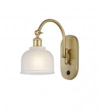 Innovations Lighting 518-1W-SG-G411-LED - Dayton - 1 Light - 6 inch - Satin Gold - Adjustable Swing Arm