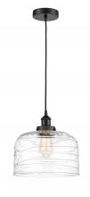 Innovations Lighting 616-1PH-BK-G713-L-LED - Bell - 1 Light - 12 inch - Matte Black - Cord hung - Mini Pendant