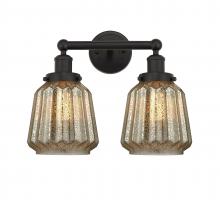Innovations Lighting 616-2W-OB-G146 - Chatham - 2 Light - 16 inch - Oil Rubbed Bronze - Bath Vanity Light
