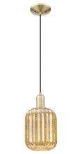 Innovations Lighting 716-1P-AB-G460-7ME - Preston - 1 Light - 6 inch - Antique Brass - Cord hung - Mini Pendant