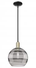 Innovations Lighting 716-1S-BAB-G556-10SM - Rochester - 1 Light - 10 inch - Black Antique Brass - Stem hung - Mini Pendant