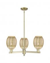 Innovations Lighting 716-3CR-AB-G459-6ME - Preston Bulb - 3 Light - 18 inch - Antique Brass - Flush Mount