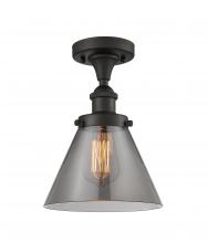 Innovations Lighting 916-1C-OB-G43-LED - Cone - 1 Light - 8 inch - Oil Rubbed Bronze - Semi-Flush Mount