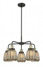 Innovations Lighting 916-5CR-BAB-G146 - Chatham - 5 Light - 26 inch - Black Antique Brass - Chandelier