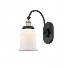 Innovations Lighting 918-1W-BAB-G181-LED - Canton - 1 Light - 7 inch - Black Antique Brass - Adjustable Swing Arm