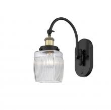 Innovations Lighting 918-1W-BAB-G302-LED - Colton - 1 Light - 6 inch - Black Antique Brass - Adjustable Swing Arm