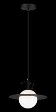Matteo Lighting C60401BKOP - Saturn Black Pendant