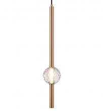 Matteo Lighting C68901AG - 1 LT 3.9" "Windchimer" Aged Gold Pendant