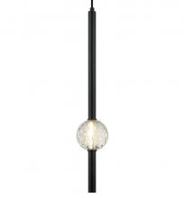 Matteo Lighting C68901MB - 1 LT 3.9" "Windchimer" Matte Black Pendant