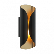 Matteo Lighting S01612MB - Ripcurl Matte Black Wall Sconce