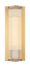 Matteo Lighting S02601AG - Palmira Aged Gold Brass Wall Sconce