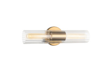Matteo Lighting S05401AG - Odette Aged Gold Brass Wall Sconce