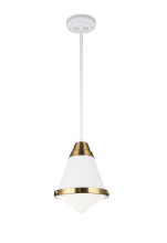 Matteo Lighting C70801WHOP - Lloyd White Pendant