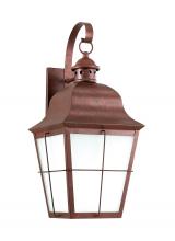  8463DEN3-44 - Chatham traditional 1-light LED large outdoor exterior dark sky compliant wall lantern sconce in wea