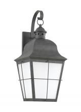  89273EN3-46 - Chatham traditional 1-light LED large outdoor exterior wall lantern sconce in oxidized bronze finish