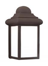  8988EN3-10 - Mullberry Hill traditional 1-light LED outdoor exterior wall lantern sconce in bronze finish with sm