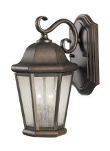 Generation Lighting OL5901CB - Martinsville traditional 2-light outdoor exterior medium wall lantern sconce in corinthian bronze fi