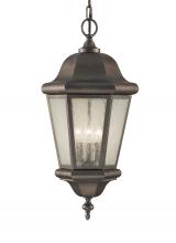  OL5911CB - Martinsville traditional 3-light outdoor exterior pendant lantern in corinthian bronze finish with c