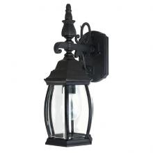  9866BK - 1 Light Outdoor Wall Lantern