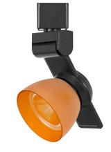 CAL Lighting HT-999DB-AMBFRO - 6" Height Metal and Plc Track Head in Dark Bronze Finish