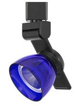 CAL Lighting HT-999DB-BLUCLR - 6" Height Metal and Plc Track Head in Dark Bronze Finish