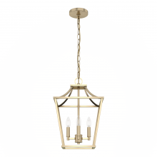  19066 - Hunter Laurel Ridge Alturas Gold 4 Light Pendant Ceiling Light Fixture