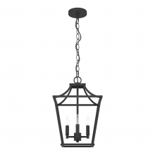  19065 - Hunter Laurel Ridge Natural Black Iron 4 Light Pendant Ceiling Light Fixture