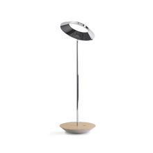 Koncept Inc RYO-SW-CRM-WOK-DSK - Royyo Desk Lamp, Chrome body, White Oak base plate