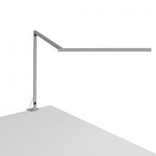 Koncept Inc ZBD3000-W-SIL-2CL - Z-Bar Desk Lamp Gen 4 (Warm Light; Silver) with Desk Clamp