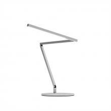 Koncept Inc ZBD3100-D-SIL-DSK - Z-Bar Mini Desk Lamp Gen 4 (Daylight White Light; Silver) with Desk Base