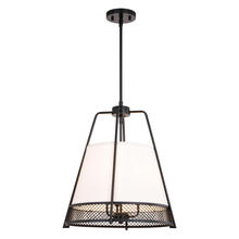  P0358 - Benton 16.75-in. 3 Light Pendant Matte Black