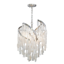  P0364 - Isabel 16-in 4 Light Pendant Satin Nickel