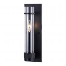 Vaxcel International W0427 - Bari 14-in.H Wall Light Matte Black