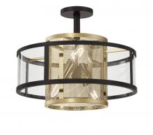  N7814-726 - Soho - 4 Light Pendant And Semi - Flush, A Robin Baron Design