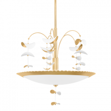  KBS1747806-GL/SWH - 6 LIGHT SMALL CHANDELIER