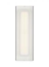  SLWS12130NB - The Milley 13-inch Damp Rated 1-Light Integrated Dimmable LED Wall Sconce in Natural Brass