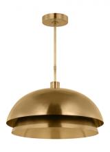  SLPD13527N - The Shanti X-Large 1-Light Damp Rated Integrated Dimmable LED Ceiling Pendant in Polished Nickel