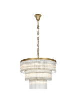 Elegant 1070G32SG - Pendant D32"H24"L18 Satin Gold