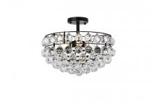  1107F16BK - Savannah 16 Inch Flush Mount in Black