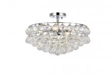 Elegant 1107F18C - Savannah 18 Inch Flush Mount in Chrome